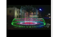7 Rings Musical Dancing Water Fountain Project With Running Wave Function Diameter 12 Meters exporters