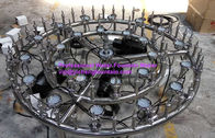 3 Rings 4 Patterns Programme Control Water Fountain Equipments With Control Cabinet exporters