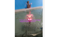 Outlet Ballet Dancing Water Fountain Spray Heads With LED Light Easy Installation exporters