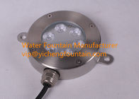 No UV IP68 Outdoor RGB Led Fountain Lights 316 / 304 SS Material Dia. 115mm exporters
