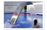 China Fully SS Swimming Pool Accessories Waterfall For Massage Human Body Any Sizes manufacturer