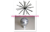 China Dandelion Sphere Water Fountain Nozzles SS 1.5 Inch - 3 Inch Fountain Nozzle Heads factory