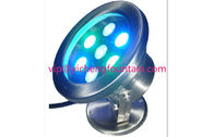 6W 12W 18W Led Underwater Fountain Lights Waterproof IP68 Fully SS Material Stand Type DMX512 exporters