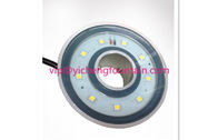 Diameter 110mm Underwater Led Fountain Lights 5W RGB LED Controller Aluminium Material Middle Hole Type exporters