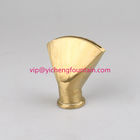 Fixed Fan Shape Spray Water Fountain Nozzles Brass SS / Brass With Chrome Material exporters
