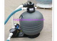 Top Mounted Plastic Swimming Pool Sand Filters For Ponds Filtration Deep Grey Color exporters