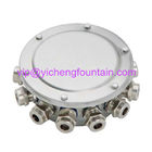 Waterproof IP68 Fully SS / Stainless Steel Junction Box With Different Sized Joints exporters