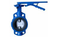 China Cast Iron Water Fountain Valve / Handle Level Butterfly Valves DN50 - DN200 PN10 / 16 manufacturer