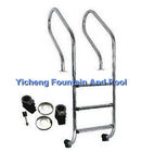 China Swimming Pool Stainless Steel Ladders Silver Thickness 0.9mm - 1.1mm manufacturer