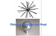 Fully SS304 Casting Dandelion / Crystal Ball Water Fountain Nozzles For Garden Pools exporters