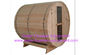 Canopy Barrel Sauna Room Canadian Pine Wood Electric Sauna Heater factory