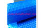 Blue Swimming Pool Control System Inflatable Bubble PE Solar Cover 300 Mic - 500 Mic factory