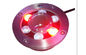 145mm Diameter  Fully AISI304 Underwater Led Fountain Lights LED DMX512 Control One Light Passing One Nozzle factory