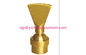 Adjustable Fan Shape Water Fountain Nozzles Brass DN15 - DN40 Adjust Fan Nozzles factory
