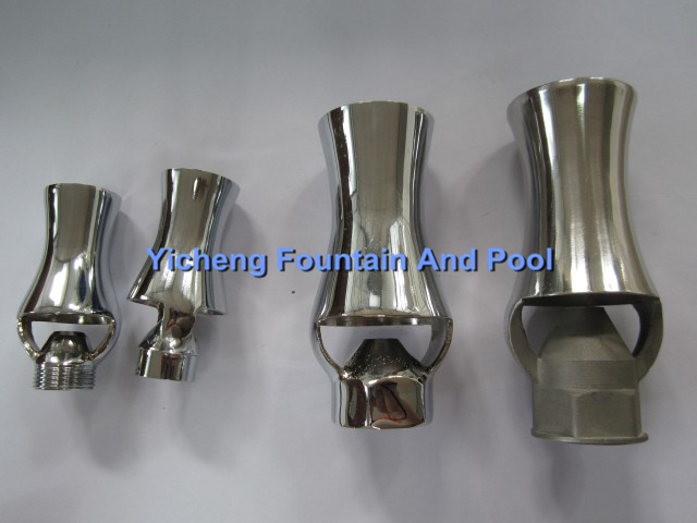 Custom Ice Tower Fountain Nozzle Heads Fixed / Ajustable for Garden / Hotel Ponds