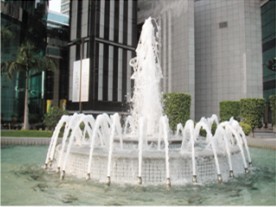 Champagne Foam Water Fountain Nozzles SS304 Water Fountain Spray Heads
