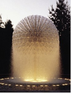 Fantasy Outdoor Crystal Ball Water Fountain Nozzles for Garden Decorative Fountains