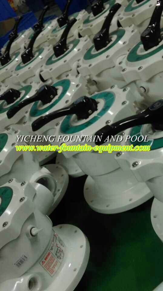 6 Position 1.5 Inch / 2.0 Inch Swimming Pool Sand Filters Top Mount Multiport Valves