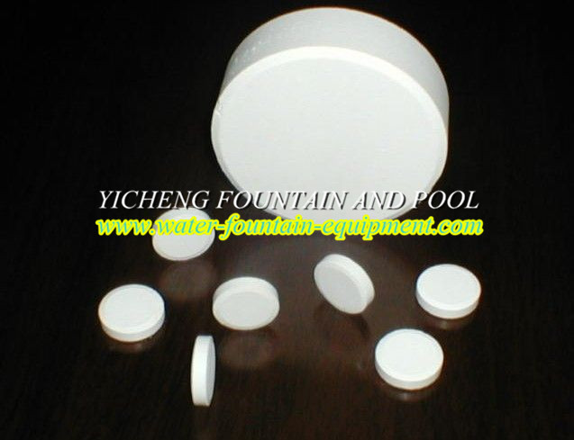 Disinfectant Trichloroisocyanuric Acid TCCA 50% And 90% Tablet For Swimming Pool