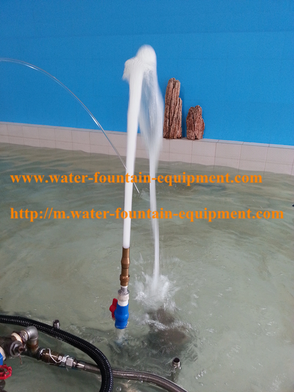 DN15 - DN40 Water Fountain Spray Heads Brass Forthy / Air Mixed