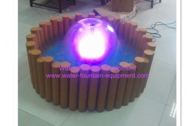 Indoor / Outdoor Crystal Mushroom Water Fountain Set With Lights , 68cm -100cm