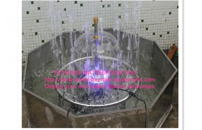Diameter 68cm Smoky Shape Water Fountain Equipment Stainless Steel
