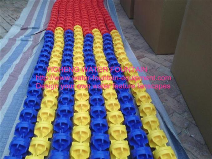 Lane Ropes Line Floats Swimming Pool Fittings 120mm 150mm Disks Different Colors