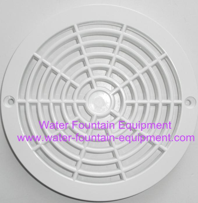 ABS/PVC Diameter 208mm Round Shape Swimming Pool Accessories Main Drain Cover