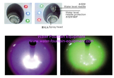 80W LED Atomizer Waterproof Underwater Fountain Lights Ring Light Making Mist