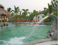 Fully SS Water Fountain Equipment Water Curtain For Outdoor And Indoor Pools