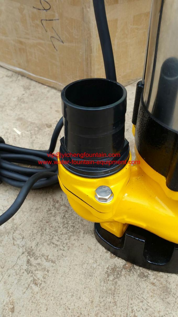 10m Head Automatic Sewage Pond Water Pumps With Floating Ball Control ON / OFF