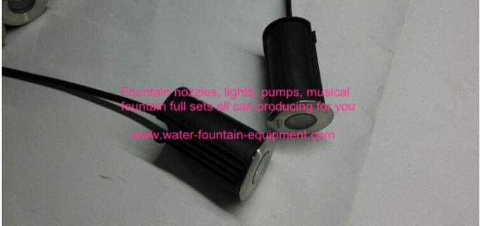 SS304 Inground Type LED Underwater Fountain Lights 1 x 1 W LED With Housing
