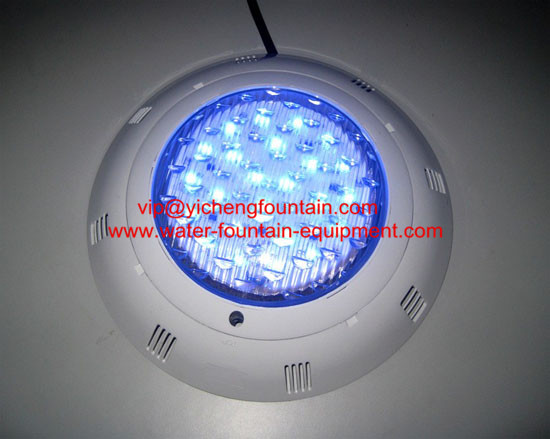 IP68 295mm ABS Led Underwater Pool Lights Surface Install Type 40W No Mercury