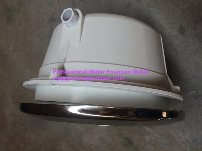 Stainless Steel Cover Above Ground Pool Lights Underwater With Plastic Niche PAR56