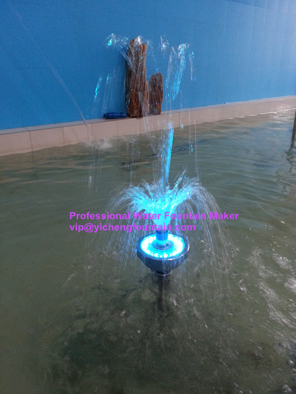 Outlet Ballet Dancing Water Fountain Spray Heads With LED Light Easy Installation