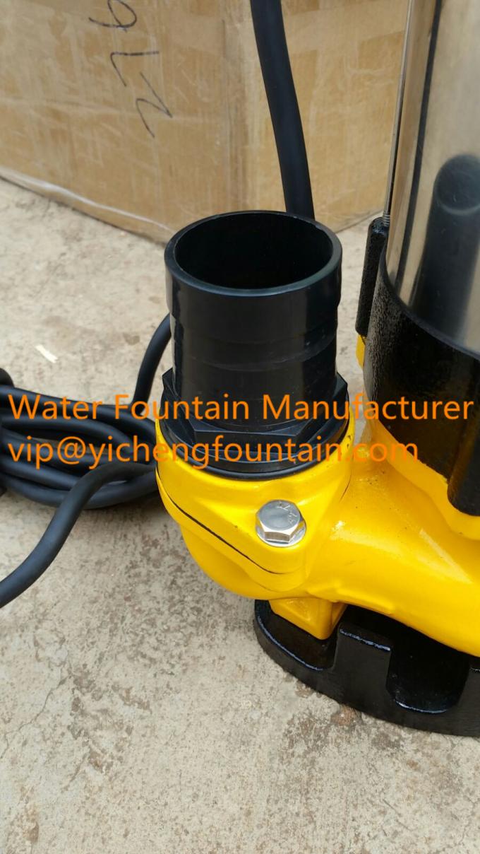 Single Phase Sewage Submersible Pond Pump With Floating Ball 0.18 - 1.1KW