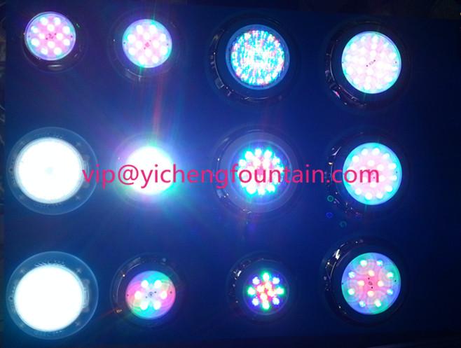 14 Programmes Color Changing LED Underwater Pool Lights AC12V Plastic And SS Material With Remote Controller