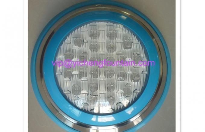 12w - 81w Led Underwater Swimming Pool Lights Blue Color Ring Diameter 300mm
