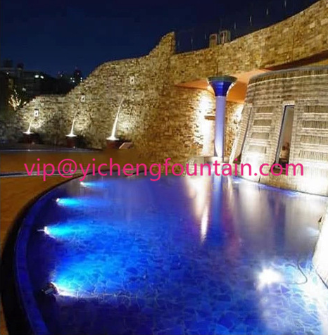 6W 12W 18W Led Underwater Fountain Lights IP68 Stand Type For Dancing Water Fountain