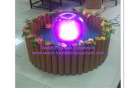 China Indoor / Outdoor Crystal Mushroom Water Fountain Set With Lights , 68cm -100cm manufacturer