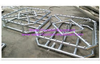 China Stainless Steel Water Fountain Equipment Stand / Frame Of Any Diameters Any Shapes With Feets manufacturer