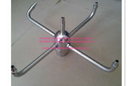 Stainless Steel Material Pirouette Water Fountain Nozzles With 4 Arms Spraying DN25 exporters