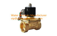 China Brass Material Two Ways Solenoid Valve Water Fountain Accessories IP68 Waterproof manufacturer