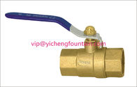 1/2" - 4" Brass Water Fountain Equipment Ball Valve Adjust The Spray Water Fountain Nozzles With Handle exporters