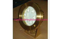 Fully Brass Underwater Fountain Lights 196mm Height 139mm Diameter Of Different Lighting Angles exporters