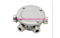 China Waterproof Stainless Steel Junction Box With Different Sized Joints IP68 manufacturer