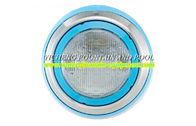 China Dia. 300mm LED / Halogen Underwater Swimming Pool Lights With White / Blue Rings manufacturer