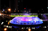 China Musical Outdoor Big Water Fountain Equipment , Interactive Dancing Water Fountain manufacturer