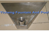China Customized Big Fan Shape Water Fountain Spray Heads For Water Fall / Massage SS304 manufacturer