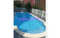 Above Ground Pool / Swimming Pool Control System Transparent Blue PVC Material Cover factory